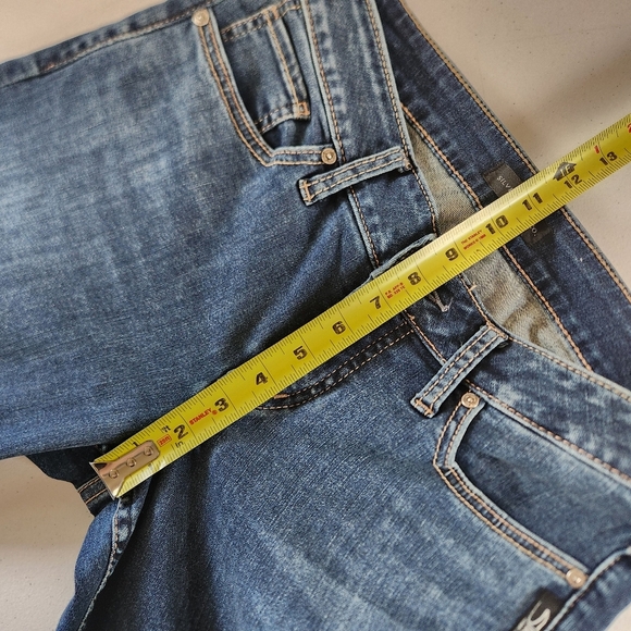 Silver Suki Cropped Denim Jeans Skinny Capri Stretchy Dark Wash Mid Rise Size 28 - Picture 9 of 11